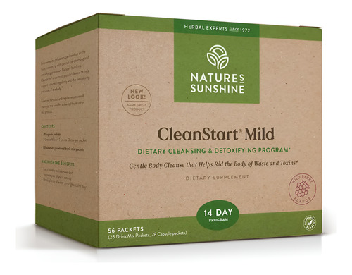 Natures Sunshine Clean start Wild berry 14day
