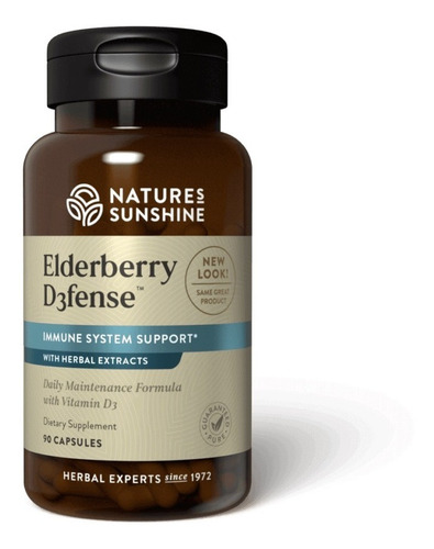 Natures Sunshine Elderberry D3fense 90caps