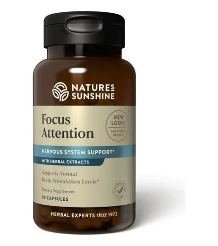 Natures Sunshine Focus Attention 90caps