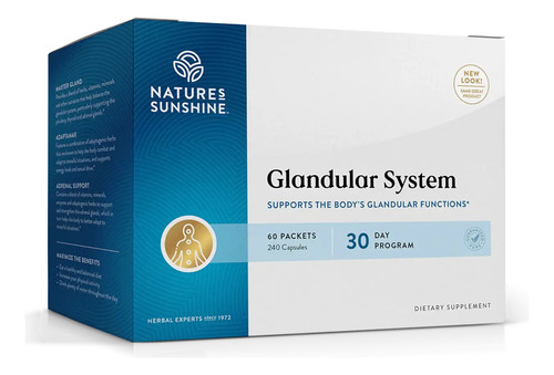 Natures Sunshine Glandular System 30 day