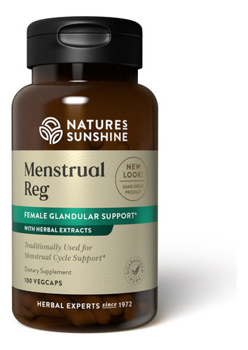 Natures Sunshine Menstrual Reg 100vegcap