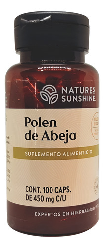[NSUN21POLEN100] Natures Sunshine Mx Polen De Abeja 100caps
