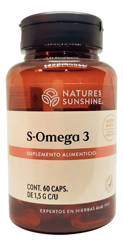 Natures Sunshine Mx S-Omega 3 60caps