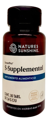 Natures Sunshine Mx S-Supplemental 30tabs