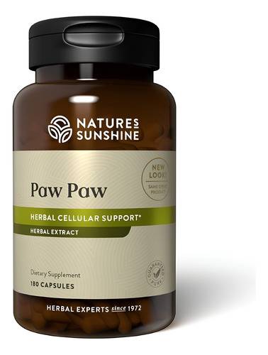 Natures Sunshine Paw Paw 180caps