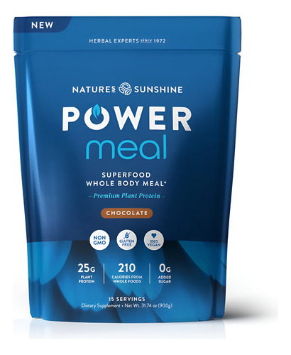 Natures Sunshine Power meal Chocolate 900g