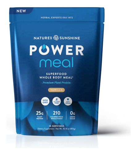 Natures Sunshine Power meal vanilla 855g
