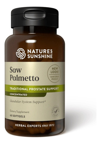 [NSUNSPALM60] Natures Sunshine Saw Palmetto Concentrate 60softg