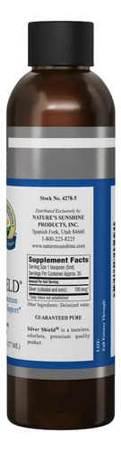 Natures Sunshine Silver shield 177ml