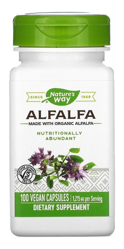 [NWAY-21-ALFA-100C] Natures Way Alfalfa 100caps