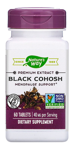 Natures Way Black Cohosh 60tabs