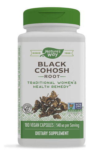 Natures Way Black cohosh root 180caps