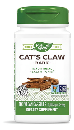 Natures Way Cats Claw Bark 100caps