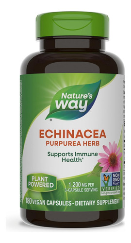 Natures Way Echinacea Purpurea Herb 180caps