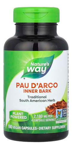 [NWAY-21-PDA-180] Natures Way Pau D arco 180caps