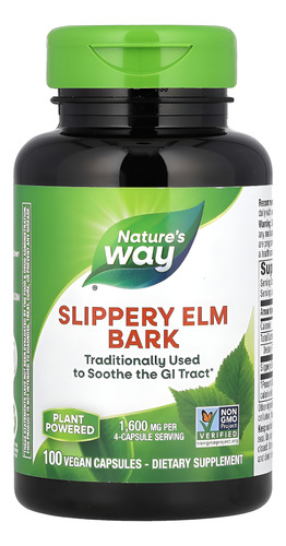 Natures Way Slippery Elm 100caps