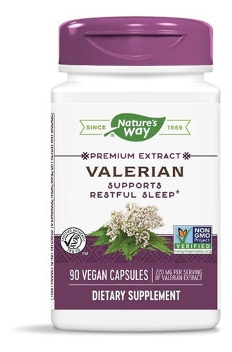Natures Way Valerian 90vegan caps