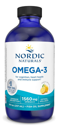 Nordic Naturals Omega 3 lemon 237ml