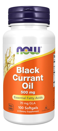 Now Black Currant oil 500mg 100caps