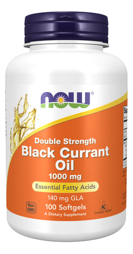 [NOWBLCUROIL100] Now Black Currrant oil 1000mg 100caps