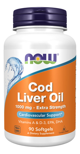 [NOWCODLO90] Now Cod liver oil 1000mg 90softg