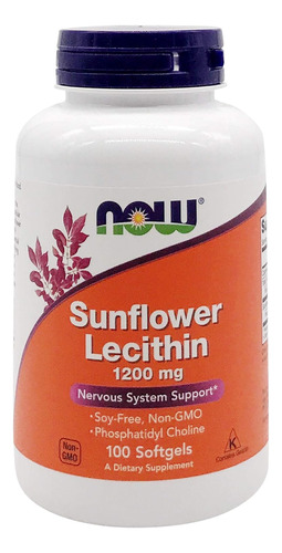 [NOWSFLEC100] Now Sunflower Lecithin 100caps