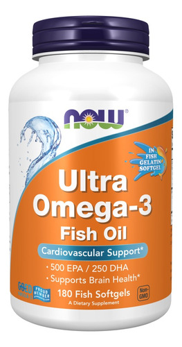 Now Ultra Omega 3 Fish oil 1000mg 180caps
