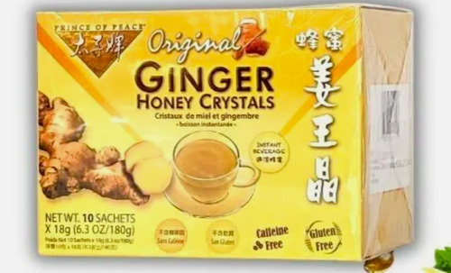 [POPTGHCR10] Prince of Peace Ginger honey crystals 10sach