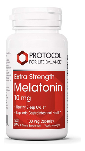 Protocol Extra strength Melatonin 10g 100caps