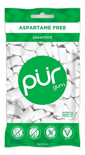 [PUR-07-SPEAR-55P] Pür Gum Spearmint 55pc