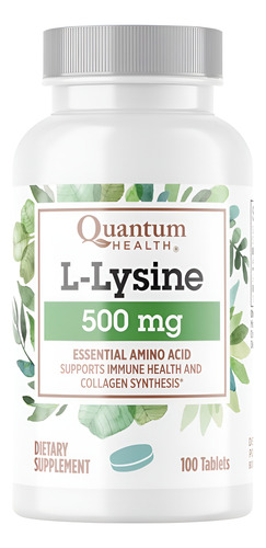 [QLL500100] Quantum L-Lysine 500mg 100tabs