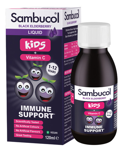 [SABLELLIKI120] Sambucol Black Elderberry Liquid for Kids 120ml