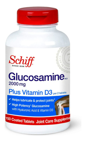 [SCHIFFGLVITD3150] Schiff Glucosamine plus Vitamin D3 150tabs