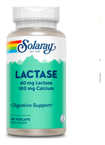 [SOLLACT100] Solaray Lactase 100caps