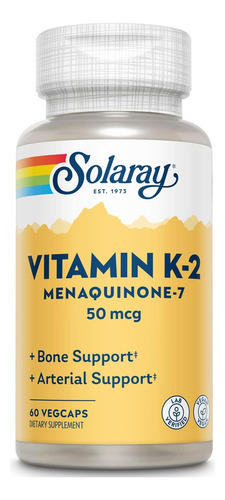 Solaray Vitamin K2 50mg 60caps
