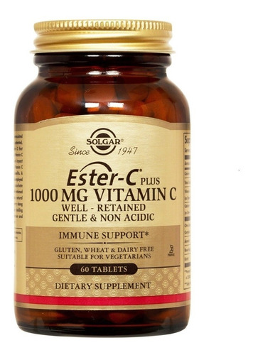 Solgar Ester-c 1000mg Vitamin C 60tabs