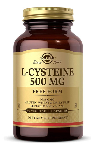 [SGARLCYST90] Solgar L-Cysteine 500mg 90caps