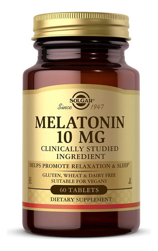 [SGAR-21-MELAT-60T] Solgar Melatonin 10mg 60tabs