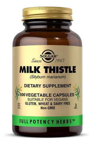 [SGAR-21-MITHI-100] Solgar Milk Thistle 100caps