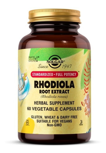 [SOL-21-RRE-60] Solgar Rhodiola Root Extract 60caps