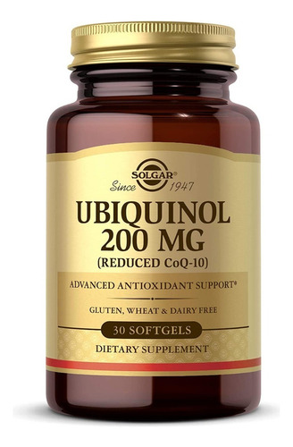 [SGAR-21-COQ10-30P] Solgar Ubiquinol Coq10 200mg 30softgels