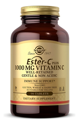 [SGAR-21-VCES-90C] Solgar Vitamin C Ester-c Plus 1000mg 90tabs