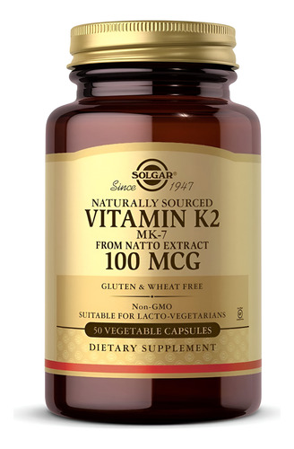 Solgar Vitamin K2 100mcg 50caps