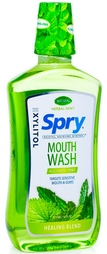 [SPRMOWAHM473] Spry Mouth Wash Herbal Mint 473ml