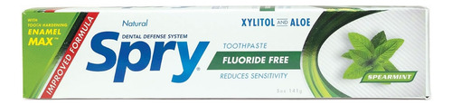 [SPRTOPASMFF141] Spry Toothpaste Spearmint Fluoride Free 141g