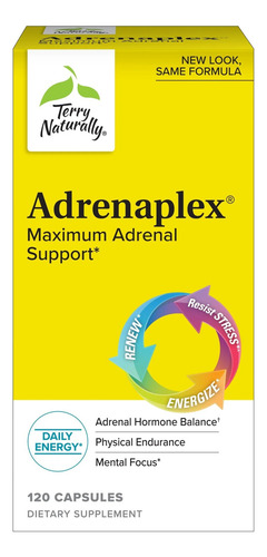[TNADRESU120] Terry Naturally Adrenaplex Maximum Adrenal Support 120caps