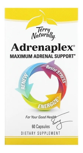 Terry Naturally Adrenaplex Maximum Adrenal Support 60caps