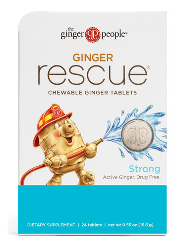 [TGINGPRESST24] The Ginger People Ginger Rescue 24tabs