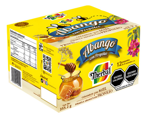 Therbal Caja Pastillas Abango con Propoleo  355g