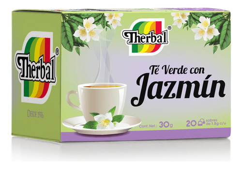 [THRVRDJZN20] Therbal Te verde con jazmin 20sobres